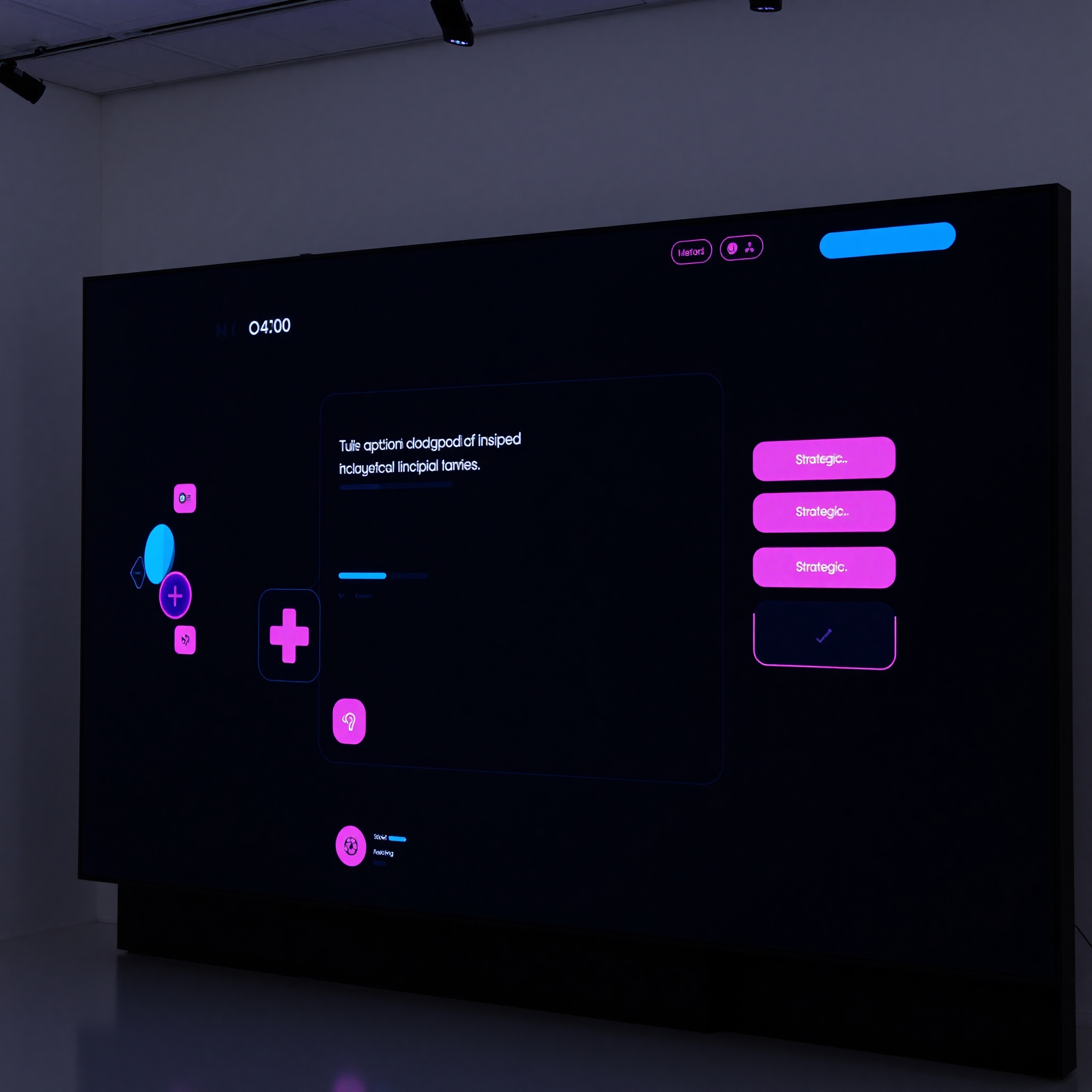 Demostración de múltiples fondos sólidos con elementos UI dispuestos estratégicamente mostrando jerarquía visual
