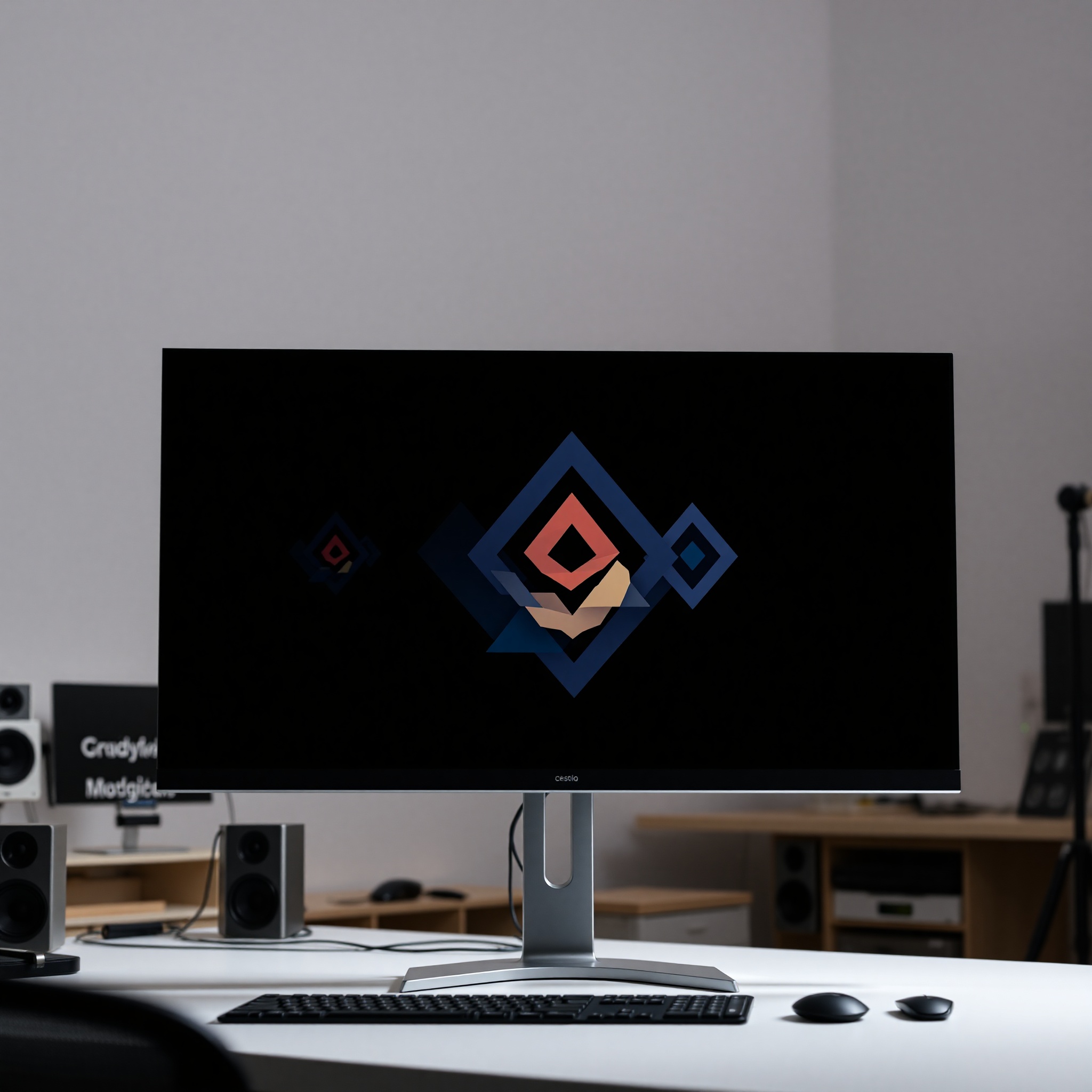 Demostración de técnicas de estratificación visual con logos de videojuegos mostrando profundidad y composición en capas